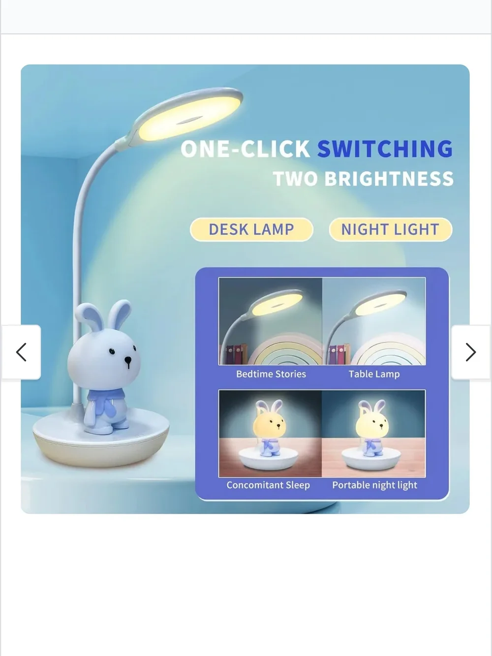 Pink Bear LED Table Lantern - Cute Kids Night Light
